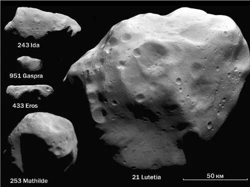 Рис 75 Некоторые из астероидов с которыми к середине 2010 г сближались - фото 169