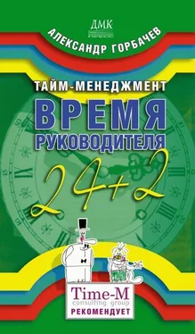 Александр Горбачев Тайм-менеджмент. Время руководителя: 24+2 обложка книги