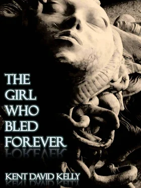 Kent Kelly The Girl Who Bled Forever обложка книги