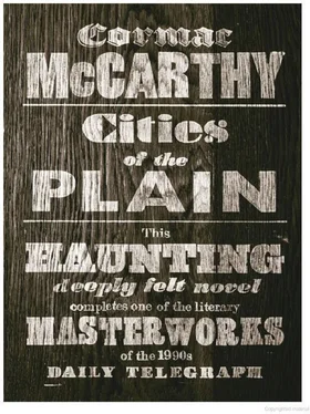 Cormac McCarthy Cities of the Plain обложка книги
