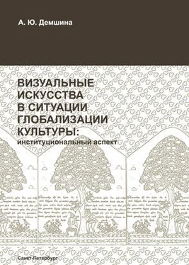 Анна Демшина Визуальные искусства в ситуации глобализации культуры: институциональный аспект обложка книги