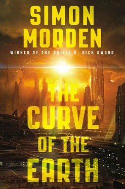 Simon Morden The Curve of The Earth обложка книги