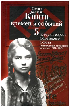 Феликс Кандель Очерки времён и событий из истории российских евреев [том 4] (Уничтожение еврейского населения, 1941 – 1945) обложка книги