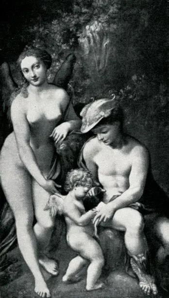 Корреджо Воспитание Амура Еще в 1834 году была куплена большая картина - фото 17