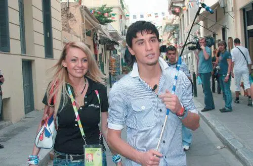 Я и Дима снимаем профайлы для Первого канала Евровидение2006 Дима около - фото 19