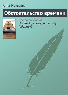 Анна Матвеева Обстоятельство времени обложка книги