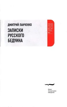 Дмитрий Панченко Записки русского бедуина обложка книги