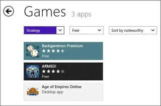 Browsing by List In many of the category groups on the Windows Store homepage - фото 172