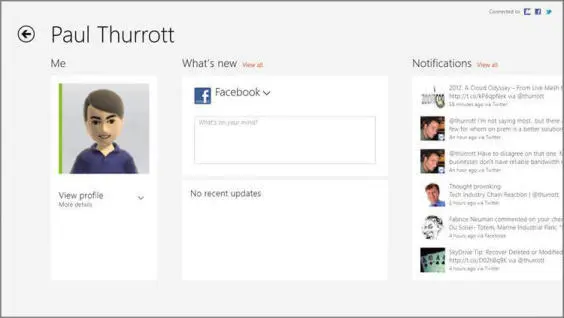 In this view you can see and edit your own contact information via the View - фото 243