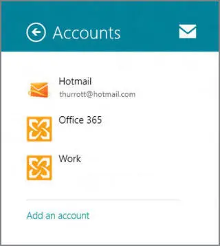 To add a new account click Add an account Then in the next screen choose - фото 246