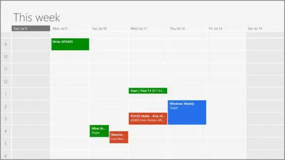 You can also navigate through your schedule using browserlike back and - фото 258