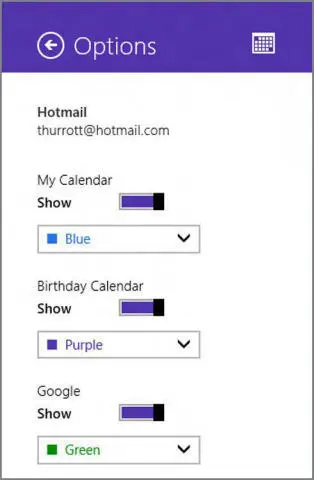 Here you can determine on a calendarbycalendar basis whether to display that - фото 262