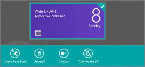 Unpin from StartHere you can remove the Calendar live tile if you dont - фото 268
