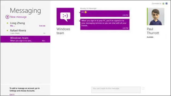 The Threads pane also includes a prominent New message link which lets you - фото 269