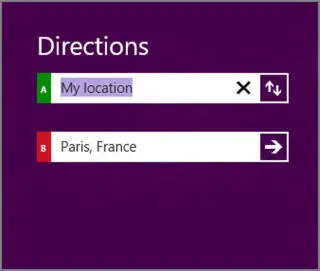 Then you can enter starting and ending locations in the provided boxes The - фото 286