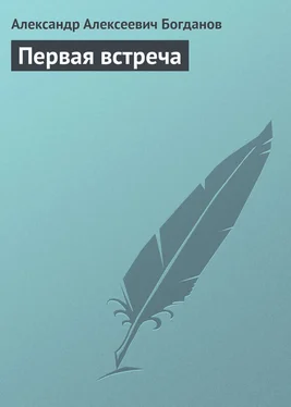 Александр Богданов Первая встреча обложка книги