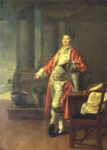 И тут же Портрет ПАДемидова 1773 знаменитого горнозаводчика Он стоит у - фото 31
