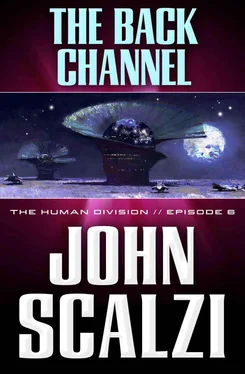 John Scalzi The Back Channel обложка книги