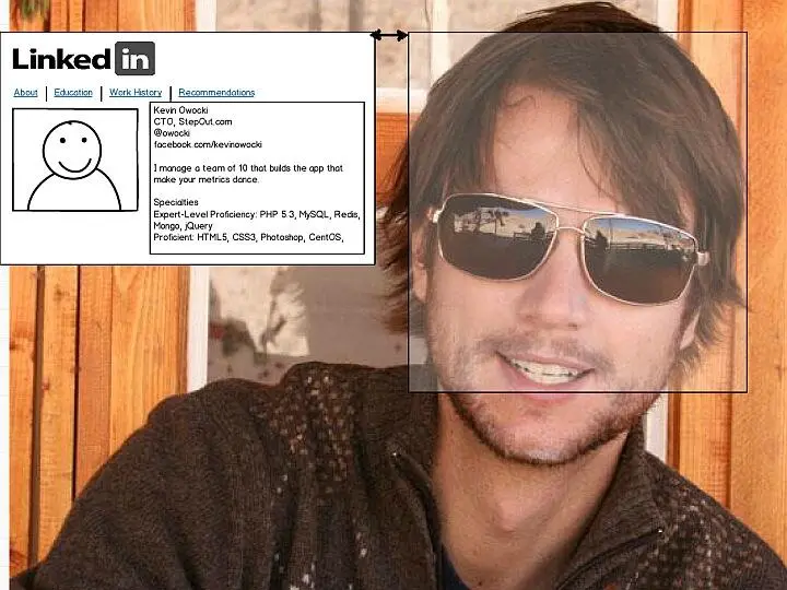 Пример использования Google Glass для поиска профиля в LinkedIn фото - фото 60