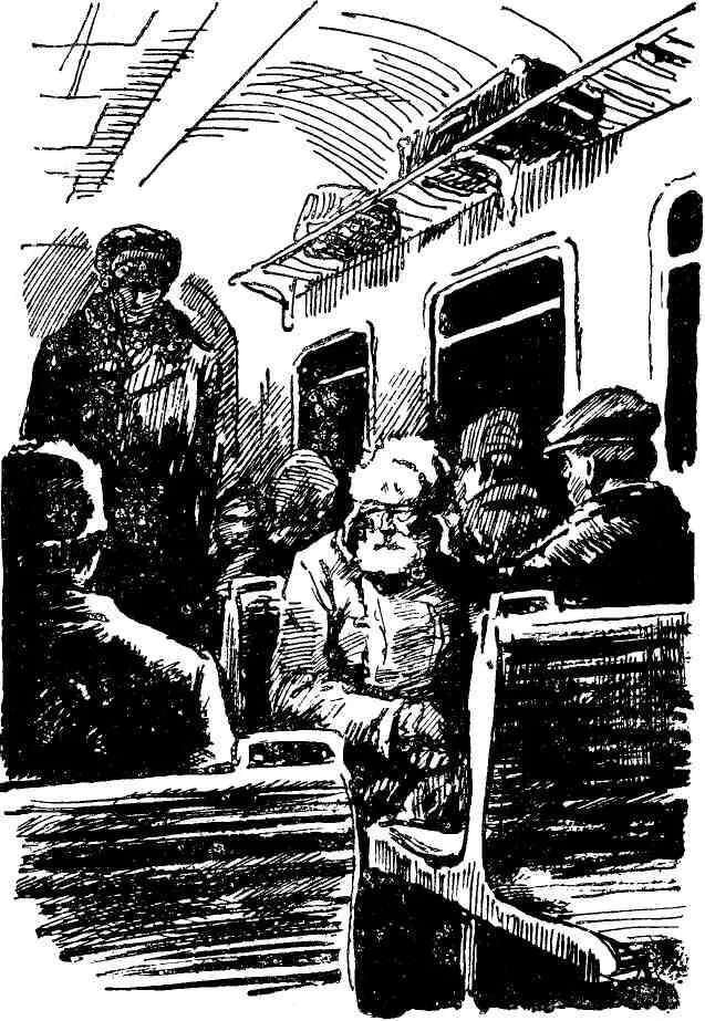 На следующей станции в вагон вошел подвыпивший парень и сел напротив старика - фото 11