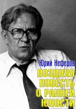 Юрий Нефедов Поздняя повесть о ранней юности обложка книги