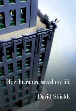 David Shields How Literature Saved My Life обложка книги