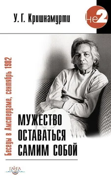 Уппалури Кришнамурти Мужество оставаться самим собой. Беседы в Амстердаме, сентябрь 1982 обложка книги