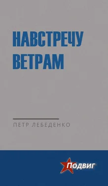 Петр Лебеденко Навстречу ветрам обложка книги