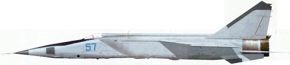 МиГ25РБ 57 голубой самолет 1й АЭ находившийся всоставе 154го ОАО нааэр - фото 68