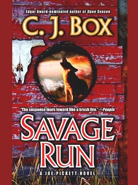 C. Box Savage Run обложка книги