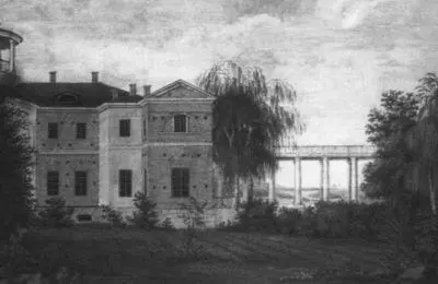 Остафьево И Е Вивьен де Шатобриан 1817 Акварель Александр Яковлевич - фото 21