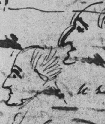 Василий Львович Рисунки А С Пушкина1826 Могила В Л Пушкина на кладбище - фото 80