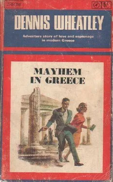 Dennis Wheatley Mayhem in Greece обложка книги