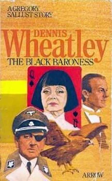 Dennis Wheatley The Black Baroness обложка книги