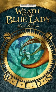 Mel Odom Wrath of the Blue Lady обложка книги