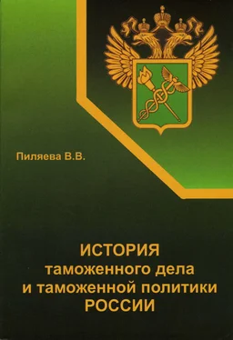 Валентина Пиляева История таможенного дела и таможенной политики России обложка книги