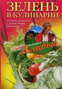 Агафья Звонарева Зелень в кулинарии. Лучшие рецепты с душистыми травами обложка книги