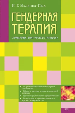 Ирина Малкина-Пых Гендерная терапия обложка книги