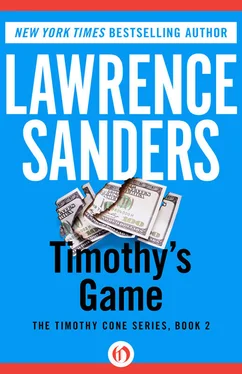 Lawrence Sanders Timothy's game обложка книги