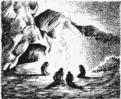 В пещерах и широких расщелинах горных отрогов издавна находил прибежище - фото 17