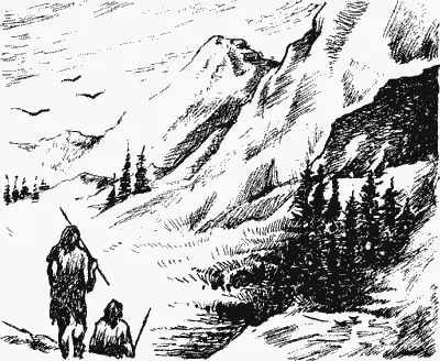 Заходящее за вершины гор солнце окрашивало небо пурпуром и золотом По земле - фото 43