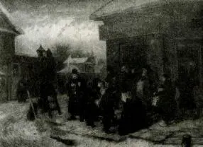 1875 63 Лакей с орденом барина X м 31x25 Справа внизу Л Саломаткинъ - фото 90