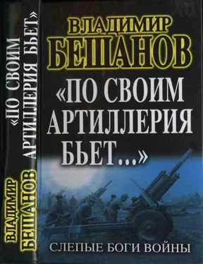 Владимир Бешанов «По своим артиллерия бьет…». Слепые Боги войны обложка книги