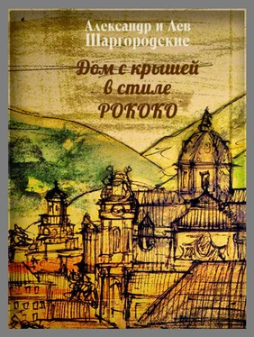 Лев и Александр Шаргородские Дом с крышей в стиле рококо обложка книги