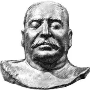 Посмертная маска И В Сталина Рисунок Москва прощается с И В Сталиным - фото 27