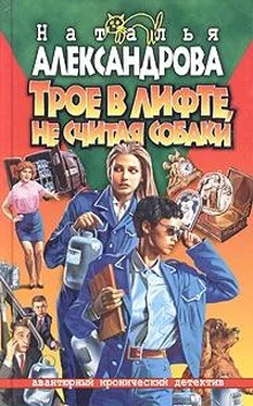 Наталья Александрова Трое в лифте, не считая собаки обложка книги