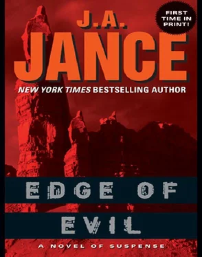 J. Jance Edge of Evil обложка книги