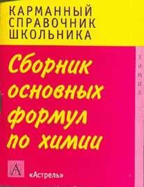 Г. Логинова Сборник основных формул школьного курса химии обложка книги