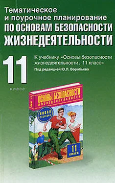 Юрий Подолян Тематическое и поурочное планирование по ОБЖ. 11 класс обложка книги