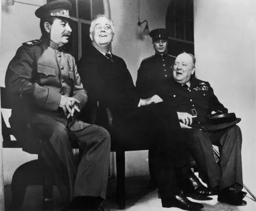 31 Stalin Roosevelt and Churchill at the Yalta Conference in February 1945 - фото 36